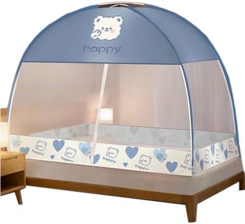 Navhao Mosquito Net Curtain Bed Canopy Double Zipper Easy Installation Bed Tents Indoor Breathable Portable Dustproof Twin/Queen/King Size