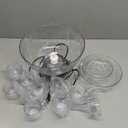 Nostalgia LPF230 3-Tier Lighted Party Fountain, Holds 1.5 Gallons, LED Lighted Base, Includes 8 Reusable Cups