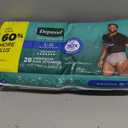 Depend Fresh Protection Adult Diapers, Incontinence Underwear for Men, Disposable, Maximum, Large, Grey, 28 Count