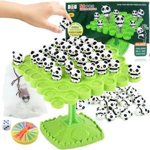 Panda Balance Game Toys,Balance Game Tree Two-Player Parent-Child Interactive Family Tabletop Puzzle Montessori Toy,Pandas Board for Kids and Adults (Panda)