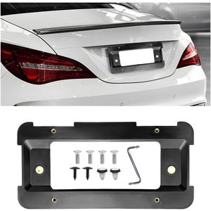 Car License Plate Frame, Rear License Plate Bracket Holder with Screws and Wrench, U.S. License Plate Holder for Series 3/5/ 7 and X1/ X3/ X4/ X5/ X6, Car Accessories