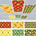 VIHOSE 6 Pcs Fluorescent Light Covers for Ceiling Lights Classroom Magnetic Light Covers Classroom Filters Office School Home Drop Ceiling, 4 x 2 ft (Fruit)