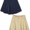 The Children'S Place Girls Ponte Knit Pull On Skort, Size Small (Sandy/Tidal 2-Pack)