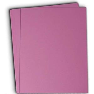 Hamilco Colored Cardstock Scrapbook Paper 8.5" x 11" Magenta Violet Color Card Stock Paper 50 Pack