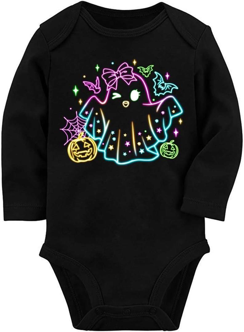 Baby Boys Girls Cotton Romper Newborn Funny Saying Bodysuit Long Sleeve Infant Neutral Jumpsuit 0-12 Months