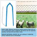 Fence Wire Fixer, Fence Stretcher Repair Tool, Fence Stretcher Fence Fixer for Fence Repair, Plain or Electric Wire in Farm, Ranch or Garden