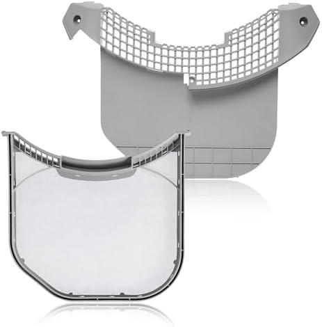 PartsBroz ADQ56656401 Dryer Lint Filter & MCK49049101 Trap Screen Cover Housing for LG Dryer Lint Filter Replacement, Kenmore Elite Dryer Parts for Vent ADQ566564 PS3531962 DLE3500W DLE3170W DLE3600W
