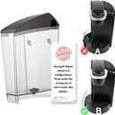 Replacement Water Reservoir Tank for Keurig K-Classic ONLY - CONFIGURATION B. (WILL NOT WORK FOR ANY KEURIG 2.0 MACHINES). ([IMPORTANT: WATCH VIDEO TO VERIFY CONFIGURATION])