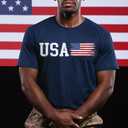 Country Flag T-Shirt | Patriotic Pride Tee for Men & Women (Blue, XXL)