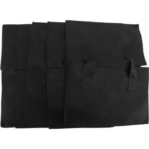 5 Pack Fabric Raised Garden Bed,Square Garden Flower Grow Bag Vegetable Planting Bag Planter Pot with Handles for Plants,Flowers,Vegetables