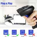 NetumScan USB 1D Barcode Scanner, Handheld Wired CCD Barcode Reader Supports Screen Scan UPC Bar Code Reader for Warehouse, Library, Supermarket