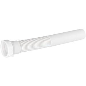 EZ-FLO 1-1/2 Inch x 12 Inch Flexible Extension Tube with Slip-Joint Nut and Washer, White Polypropylene, 35317, 3 Pack