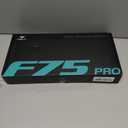 AULA F75 Pro Wireless Mechanical Keyboard,75% Hot Swappable Custom Keyboard with Knob,RGB Backlit,Pre-lubed Reaper Switches,Side Printed PBT Keycaps,2.4GHz/USB-C/BT5.0 Mechanical Gaming Keyboards