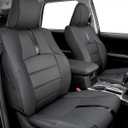 Seat Covers for Toyota 4Runner 2011-2024, (5 Seats Only) Full Set Full Coverage Waterproof Leather Seat Covers for 4Runner 2012 2013 2014 2015 2016 2017 2018 2019 2020 2021 2022 2023 Accessories