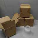 Glass Shade Replacement for Light Fixtures, 4 Pack Ceiling Fan Light Covers, Frosted Opal Color Ceiling Fan Glass Globes, 4 3/4" Diameter, 2 1/8" Fitter