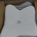 DONAMA Cervical Pillow for Neck and Shoulder, Contour Memory Foam Pillow, Ergonomic Neck Support Pillow for Side Back Stomach Sleepers with Pillowcase (Queen Size 24.8"Lx14.96"Wx5.51"H, Light Grey)