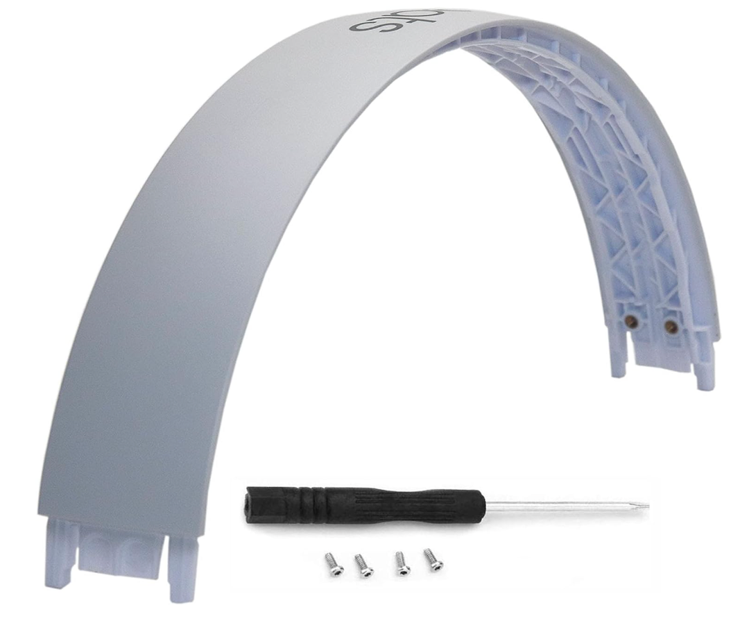 Solo3 Headband Replacement Parts Accessories Solo2 Headband Repair Kit Compatible with Solo 3.0 Solo 2.0 Wireless Top Headband（Silver）