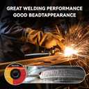 Mig Welding Wire - ER70S-6 .035"(0.9 mm)- 10 Pound Spool - Mild Steel MIG Solid Welding Wire,Low Splatter and High Levels of Deoxidizers 1PCS