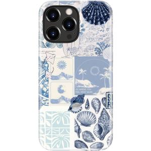 DEENAKIN for iPhone 15 Pro Max Case,Cute Floral,Trendy Preppy Y2K Designs | Compatible with Magsafe, Dual-Layer Hard Shell + Silicone, Slim Fit Phone Cover with Flower for Women Girls