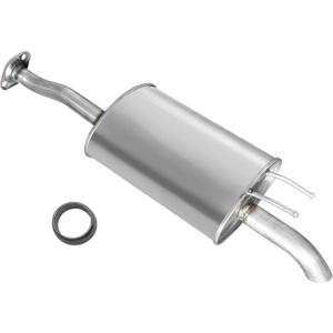 Rear Exhaust Muffler Compatible With 2012-2015 Honda Civic 1.8L Muffler Exhaust