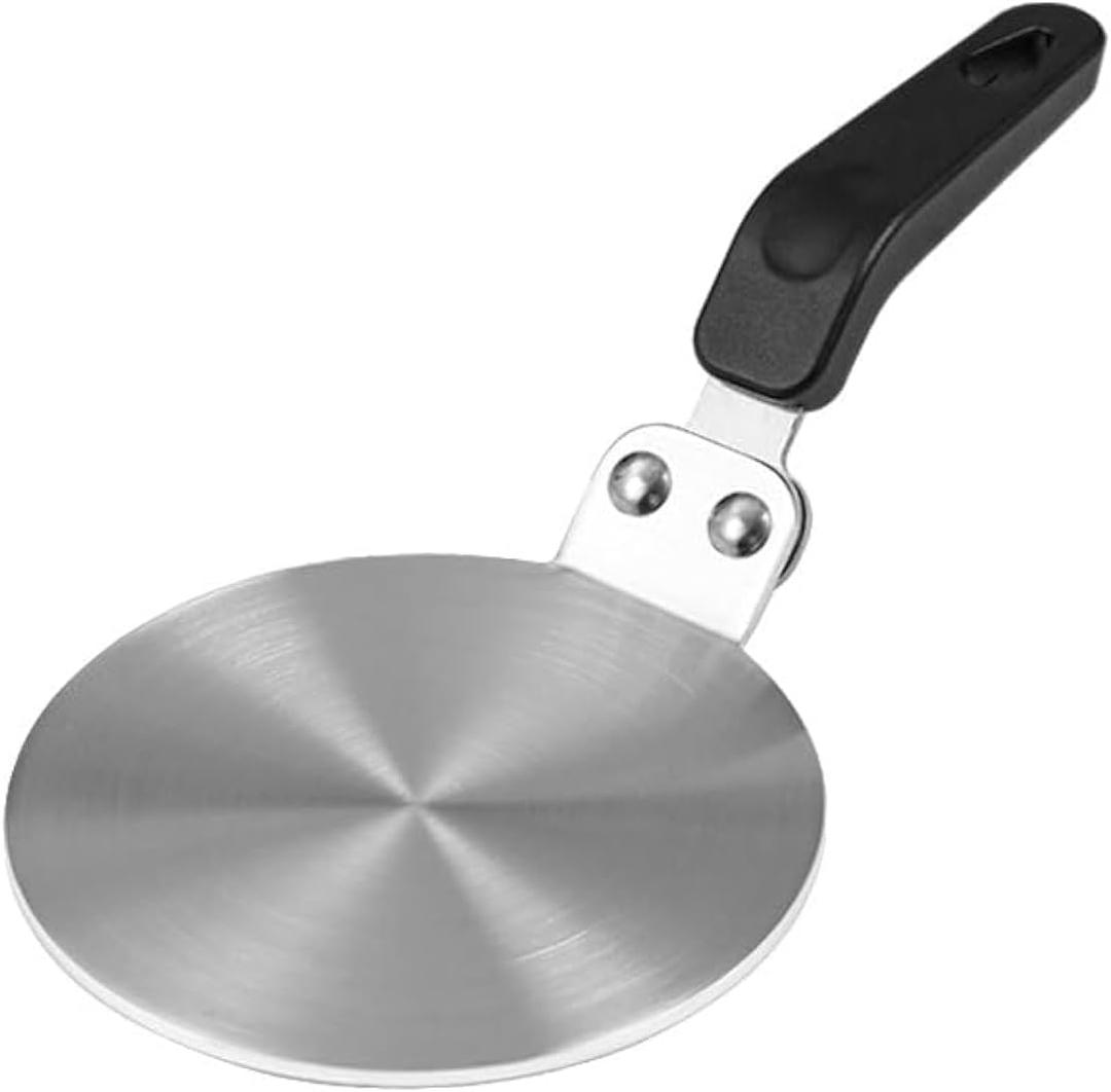 Induction Hob Converter Plate, Grourarty Induction Adapter Plate for Moka Pot, Hot Heat Diffuser Plate for Coffee, for Espresso Maker 13cm (5inch)