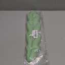 Ergonomic Keyboard Wrist Rest, Leaf Shape PU Leather Memory Foam Wrist Support for Computer Keyboard, Keyboard Pad and Cute Mouse Wrist Pad for Gaming,Office,Computer,Typing Pain Relief, Pastel Green