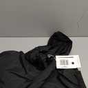 Avoogue Womens Rain Jacket with Hood,Pullover,Packable,Lightweight,Windbreaker,Waterproof,Breathable. (Large, Black)