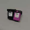 63 63XL Ink Cartridges Combo Pack Envy 4520 OfficeJet 3830 Replacement for HP 63XL Ink Cartridges Black and Color for HP Envy 4512 OfficeJet 4650 5255 5258 5200 DeskJet 1112 Printer 2-Pack