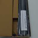 Heavy Duty Curtain Rods for Windows 66 to 120 Inch, 1 Inch Adjustable Black Curtain Rod Set with Easy Installation and Modern Design, Decorative Long Curtain Rods (A1,Black,30-120")
