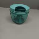 Cambom Manual Food Chopper Vegetable Cutter, Hand String Vegetable Chopper Onions Cutter for Vegetable Fruits Nuts BPA Free Food Safe Material, 650ml Blue