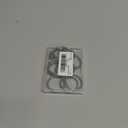 1" Inner Diameter Stainless Steel O Rings, Seamless Metal O Rings, Solid Round Buckles, Welded Metal Loop, 12 PCS