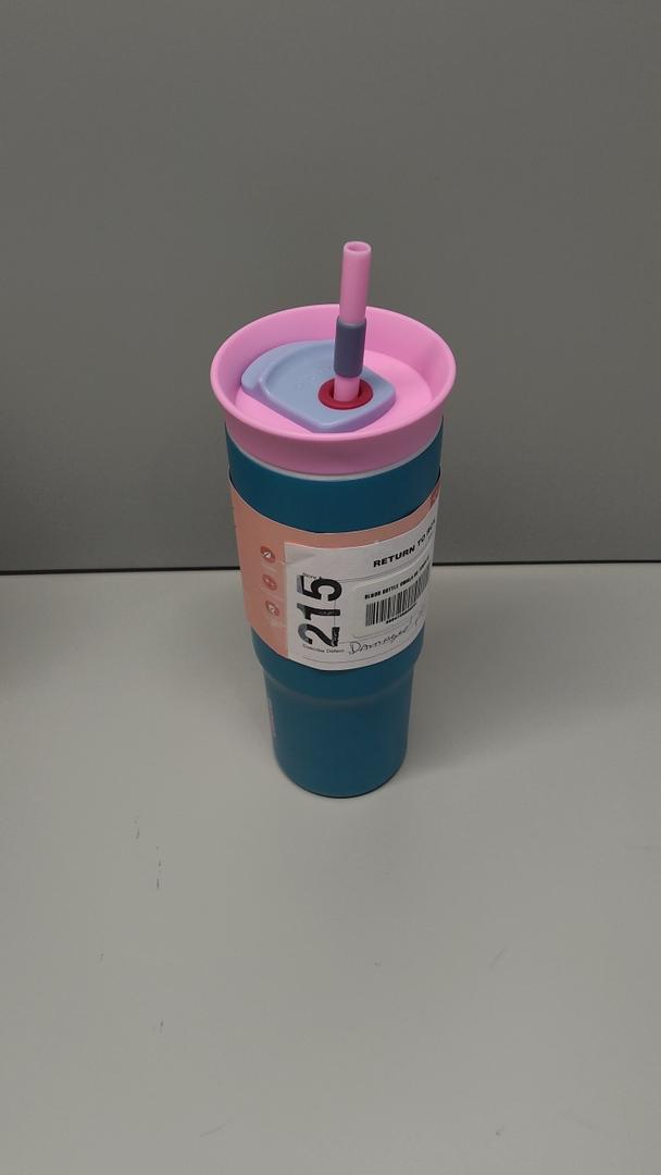 Owala Tumbler Stainless Steel 24oz Bottle Blue Pink.
