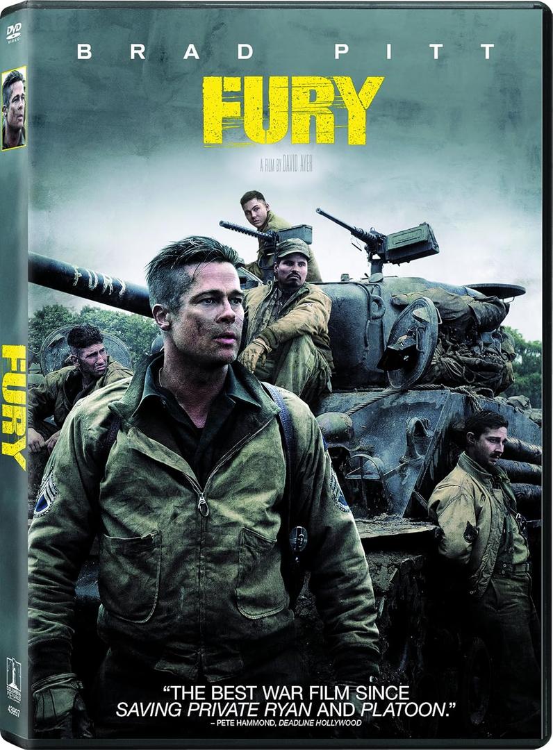 Fury, DVD