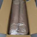Gazebo Universal Replacement Mosquito Netting, 10'x12' Gazebo Netting Outdoor, 4-Panel Screen Walls for Outdoor Patio with Zipper (Mosquito Net Only) (Brown)