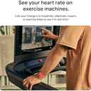 Fitbit Charge 6 Fitness Tracker with Google apps, Heart Rate on Exercise Equipment, 6-Months Premium Membership Included, GPS, Health Tools and More, Porcelain/Silver, One Size (S & L Bands Included)