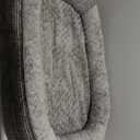 JOEJOY Orthopedic Dog Bed for Large Dogs, Egg-Crate Memory Foam Pet Bed with Bolster Sides, Waterproof Lining, Removable Washable Cover & Non-Slip Bottom, Grey (L(35"x 25"x 7"))