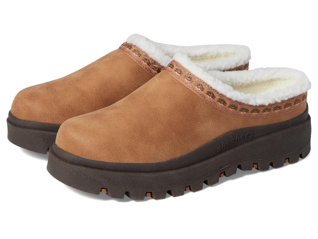 SKECHERS Women's Martis Slipper Light Brown 6,5