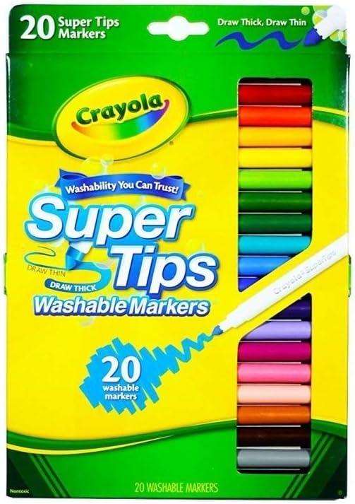 Crayola Markers Super TIPS-20/PKG