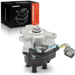 A-Premium Ignition Distributor with Module and Cap and Rotor Compatible with Honda Accord 1990-1991 2.2L