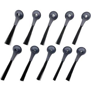 Sionlan 10 Pack Side Brushes Replacement Part Compatible with Shark ION Robot IQ R101AE(RV1001AE), IQ R101(RV1001), RV1000 AV911S AV2501AE RV2502AE Vacuum Cleaner Accessories Compare Part #102KY1000