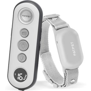 PATPET Dog Training Collar with Remote - Electric Dog Shock Collars for Small Medium Large Dogs, 3 Adjustable Safe Modes Rechargeable Waterproof E Collar for Dogs (8-120 lbs)