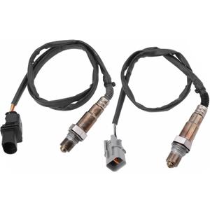 2PCS 234-5055 234-4568 Oxygen O2 Sensor Compatible with Hyundai Accent Veloster Kia Rio Soul 2012-2018 Upstream & Downstream Oxygen Sensor