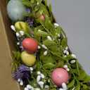 DR.DUDU 6 FT Easter Decorations for Home Lighted Easter Garland Artificial Egg Garlands with 20 LED Lights & Timer Spring Decor for Mantle Fireplace Table Door