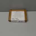 Amazon Basics Multi-Purpose Bench Scraper, Stainless Steel Dough Cutter with Measurement Marks, Dishwasher Safe, Non-slip Contoured Grip, 6", Black, Silver