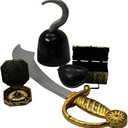 Funny Party Hats Pirate Accessories - Costume Accessory Set