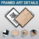 arteWOODS Funny Raccoon Bathroom Wall Art - Rustic Farmhouse Wall Decor with Humorous Quotes Black Framed Print Artwork Cute Animal Pictures for Shower Toilet Restroom Kid's Washroom 8x10 Inch