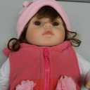 CHAREX Realistic Baby Doll - Reborn Baby Dolls Girl 18 inch Lifelike Newborn Baby Real Life Baby Dolls Reborn Toddler with Full Set Accessories Handmade Gift for Children Age 3+ and Collectors