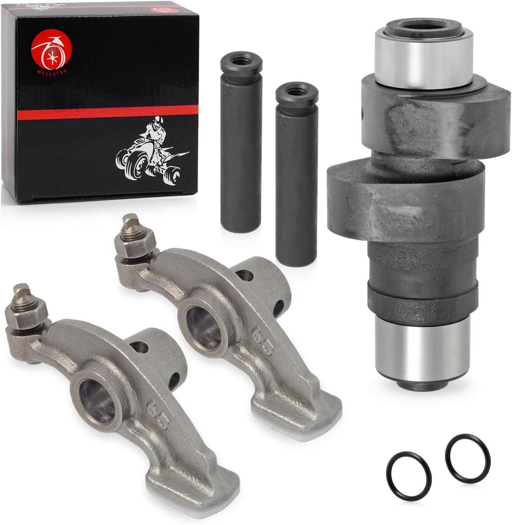 Camshaft & Rocker Arm w/Shaft For YAMAHA Warrior Raptor 350 Moto-4 350 Kodiak 400 450 Wolverine Grizzly Rhino Big Bear 350 400 450