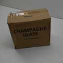 C CREST Set of 12, Champagne Glasses, 6 Ounce Champagne Flute, Lead-free Drinkware, Clear