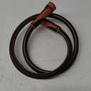 Giraffe Tools Garden Leader Hose 5/8 inch x 5ft, Short Water Hose Heavy Duty, Flexible, Lightweight Hybrid Hose with Swivel Handle, Male to Female Fittings (5' (feet) Male to Female, 5/8 Inch Black)